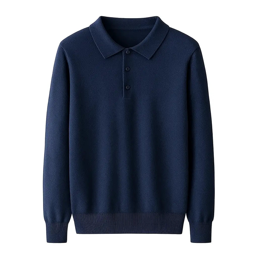 Suéter Masculino com Gola Polo