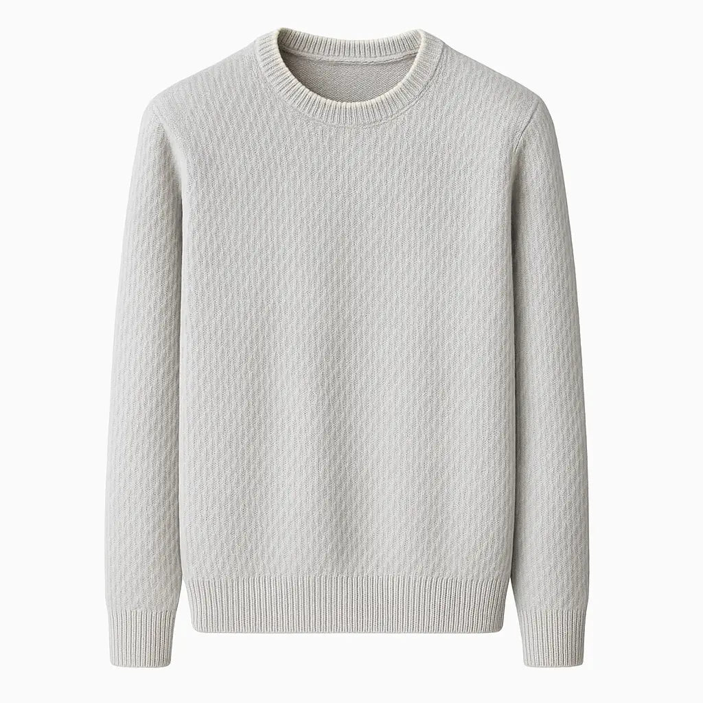 Suéter Masculino Texturizado em Lã Merino – Linha Milano