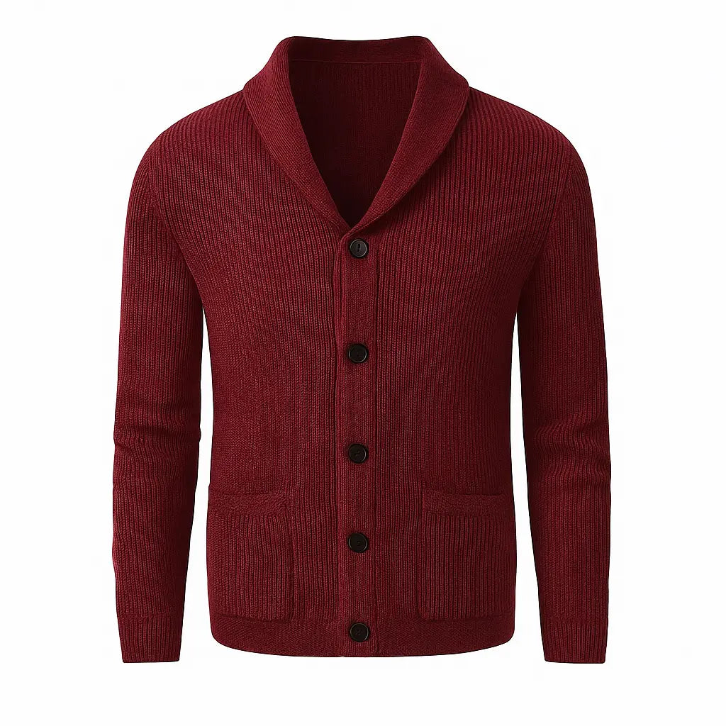 Cardigan Masculino Gola Em V Social