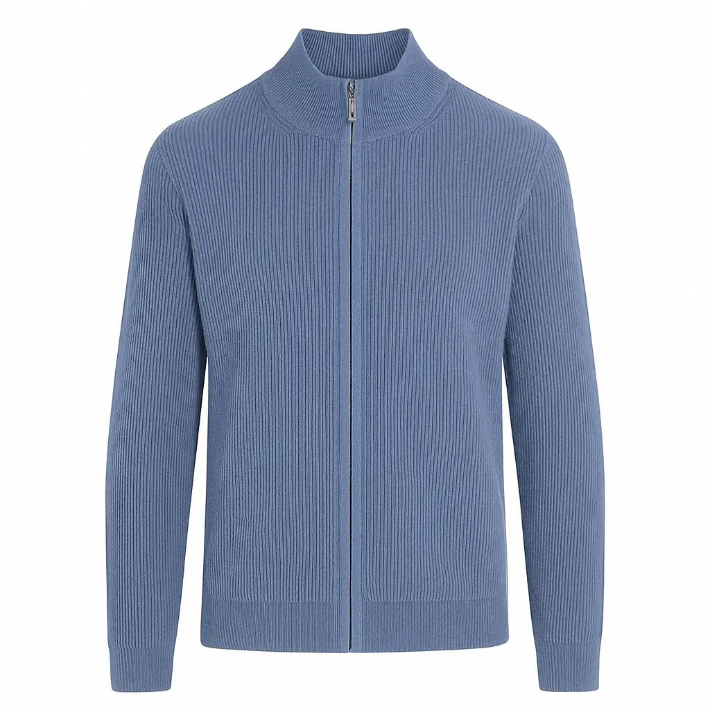 Cardigan Masculino Em Lã Merino – Casual