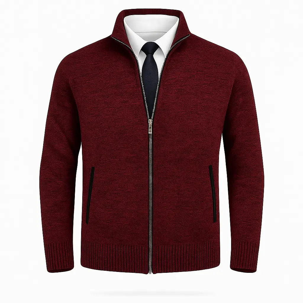Cardigan Masculino Fechamento em Zíper