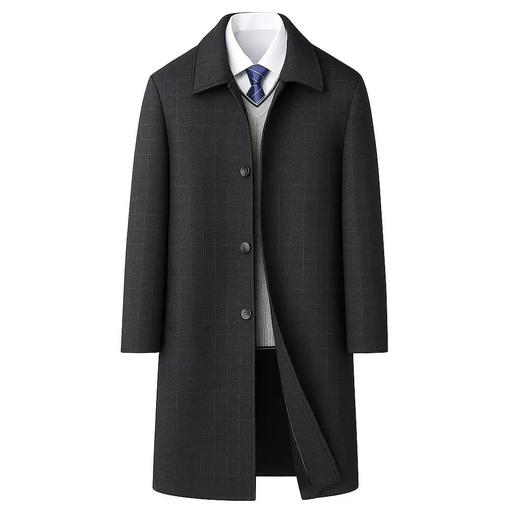 Sobretudo Social Masculino Trench Coat