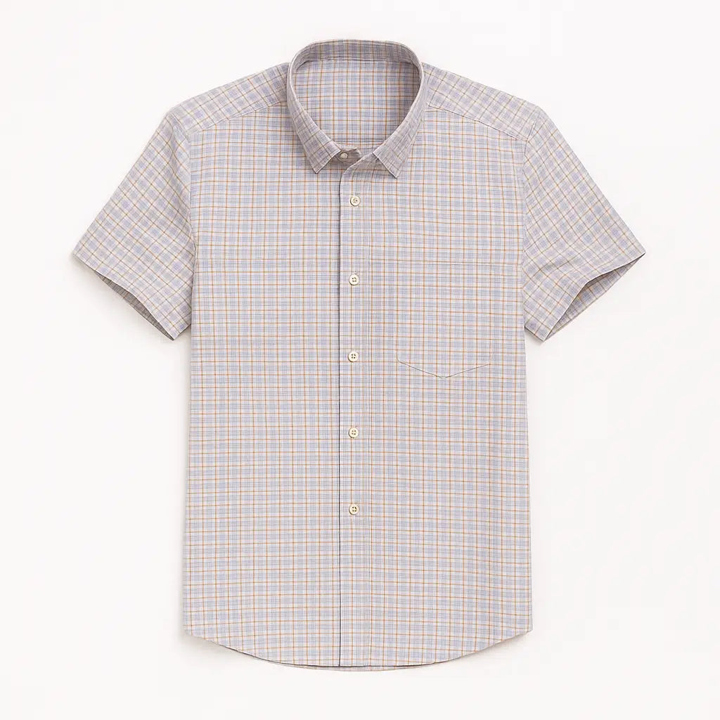 Camisa Oxford Masculina Xadrez - Genova