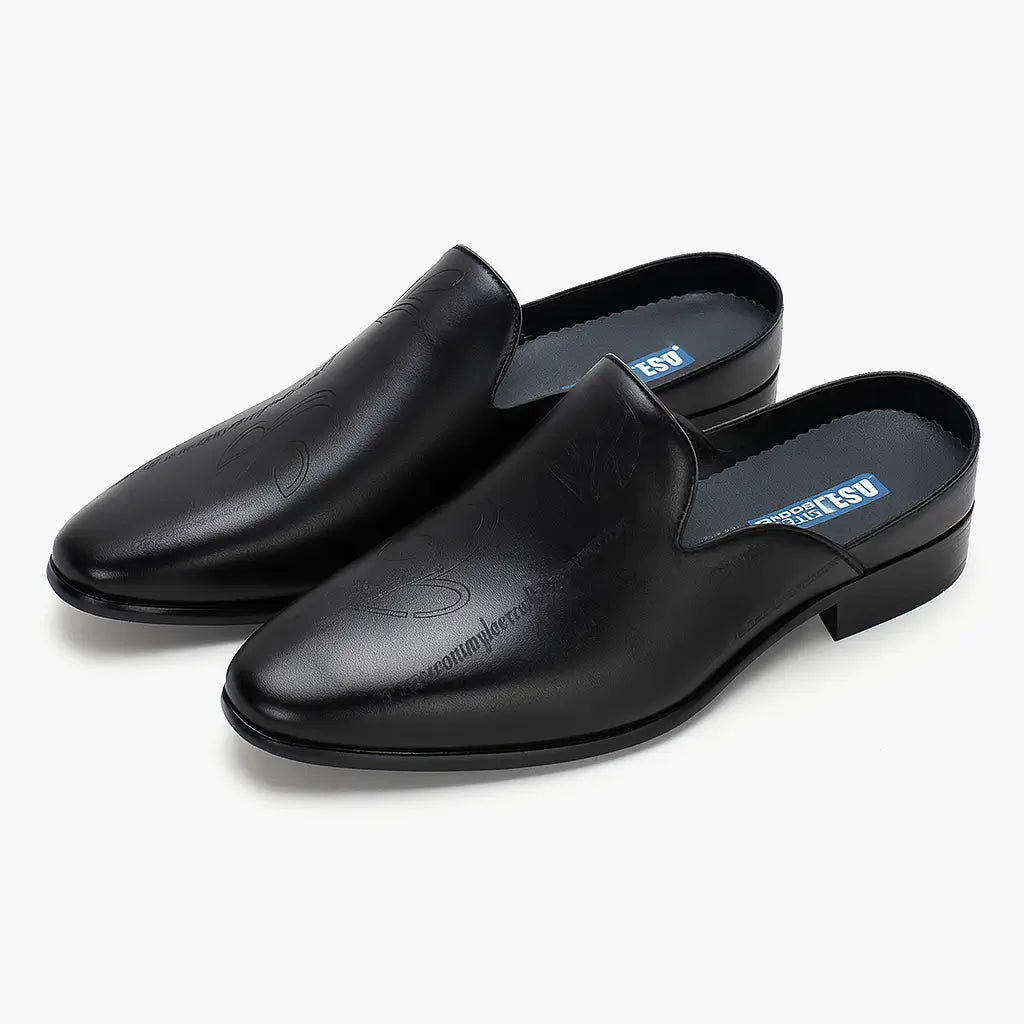 Mule Masculino Em Couro Legítimo - Veneza