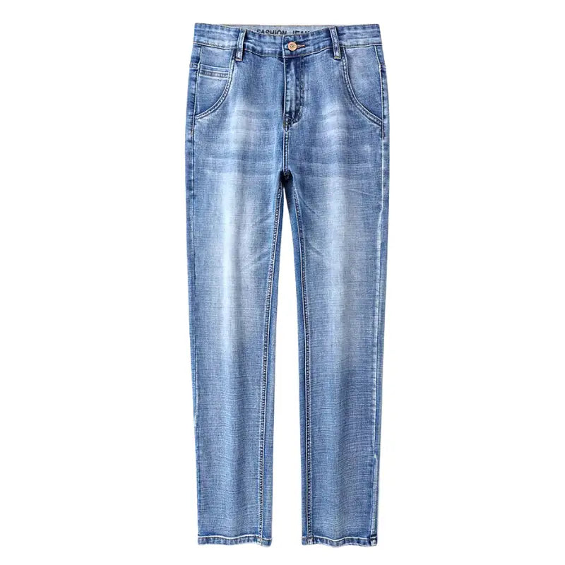 Calça Jeans Masculina Casual, modelagem reta e sofisticada