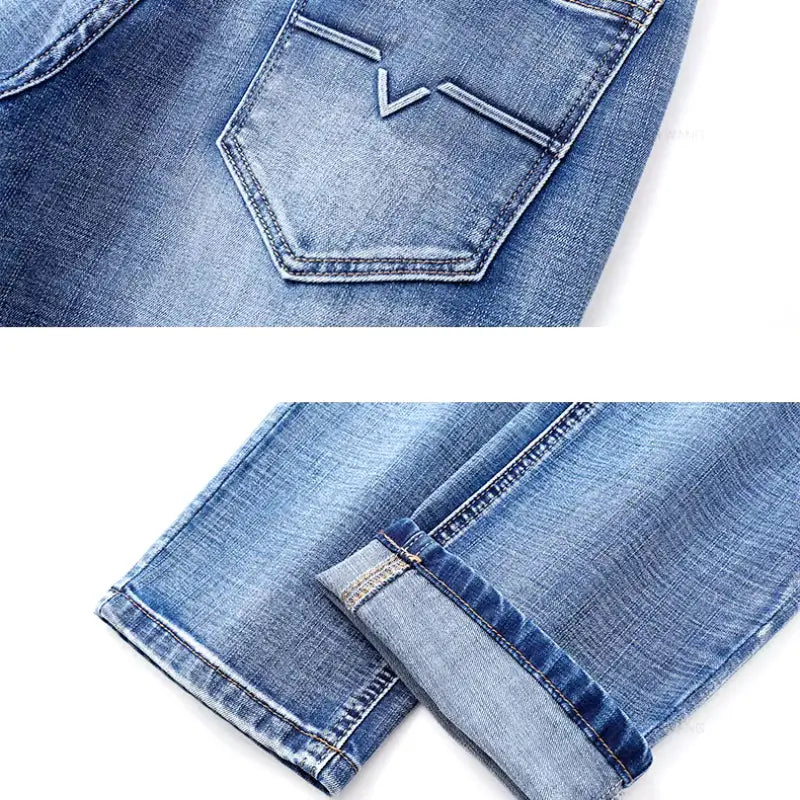 Calça Jeans Masculina Casual, modelagem reta e sofisticada
