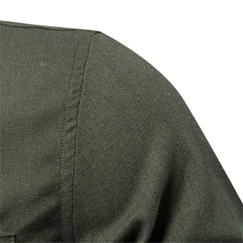 Camisa Masculina Casual 100% Algodão manga longa e fechamento com botões