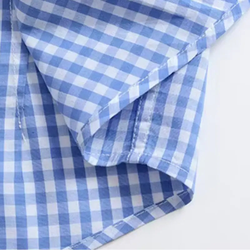 Camisa Masculina Manga Longa 100% Algodão xadrez