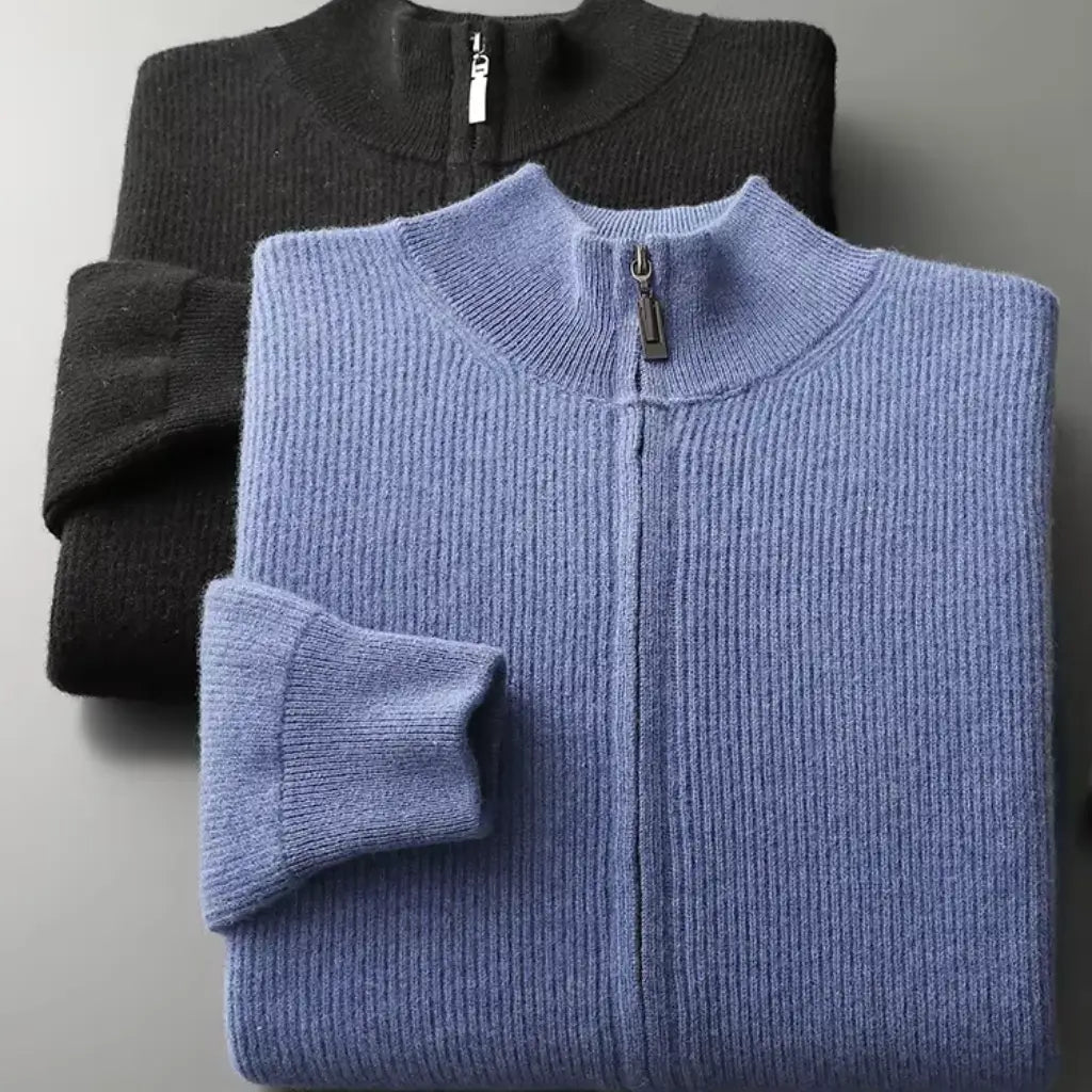 Cardigan Masculino Em Lã Merino – Casual