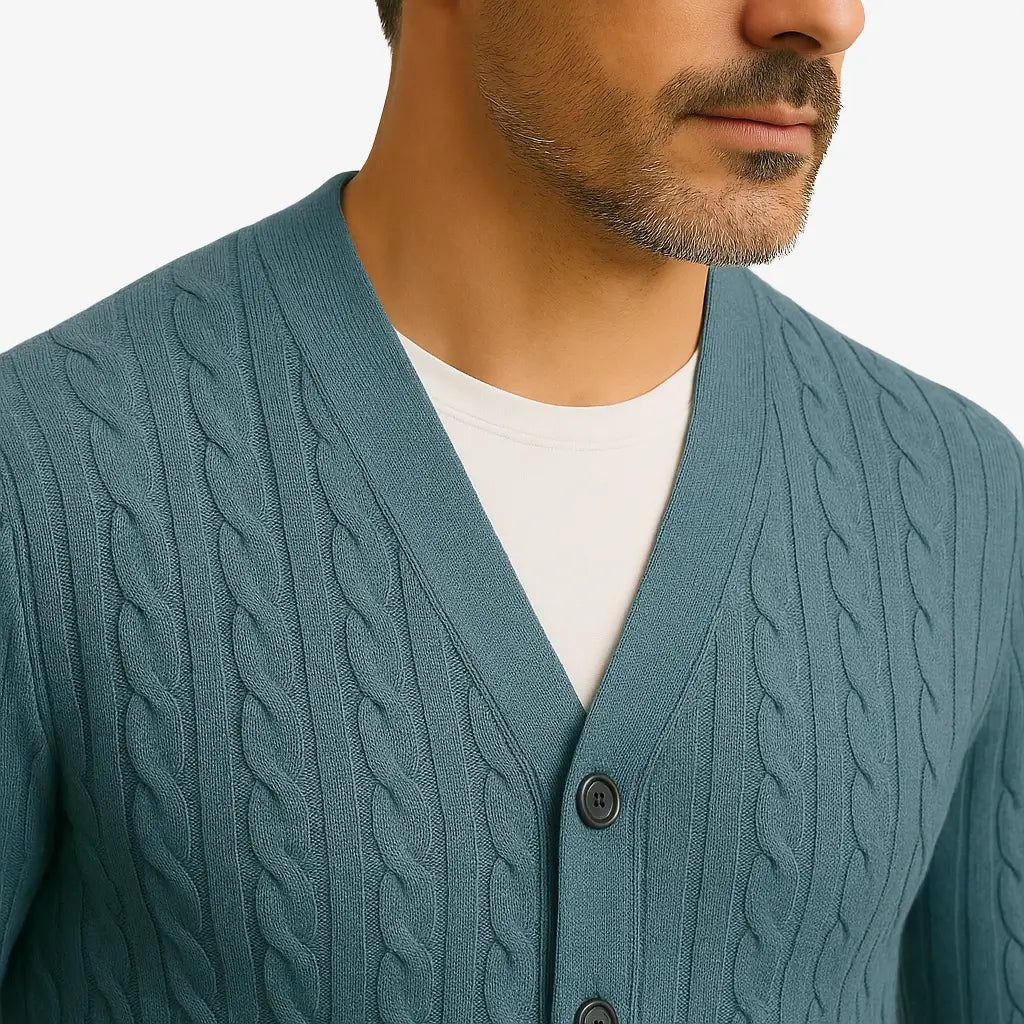 Cardigan Masculino Tricot