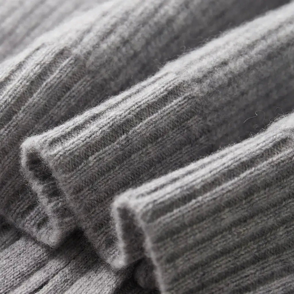 Cardigan Masculino de Lã Merino com Zíper - Essenza
