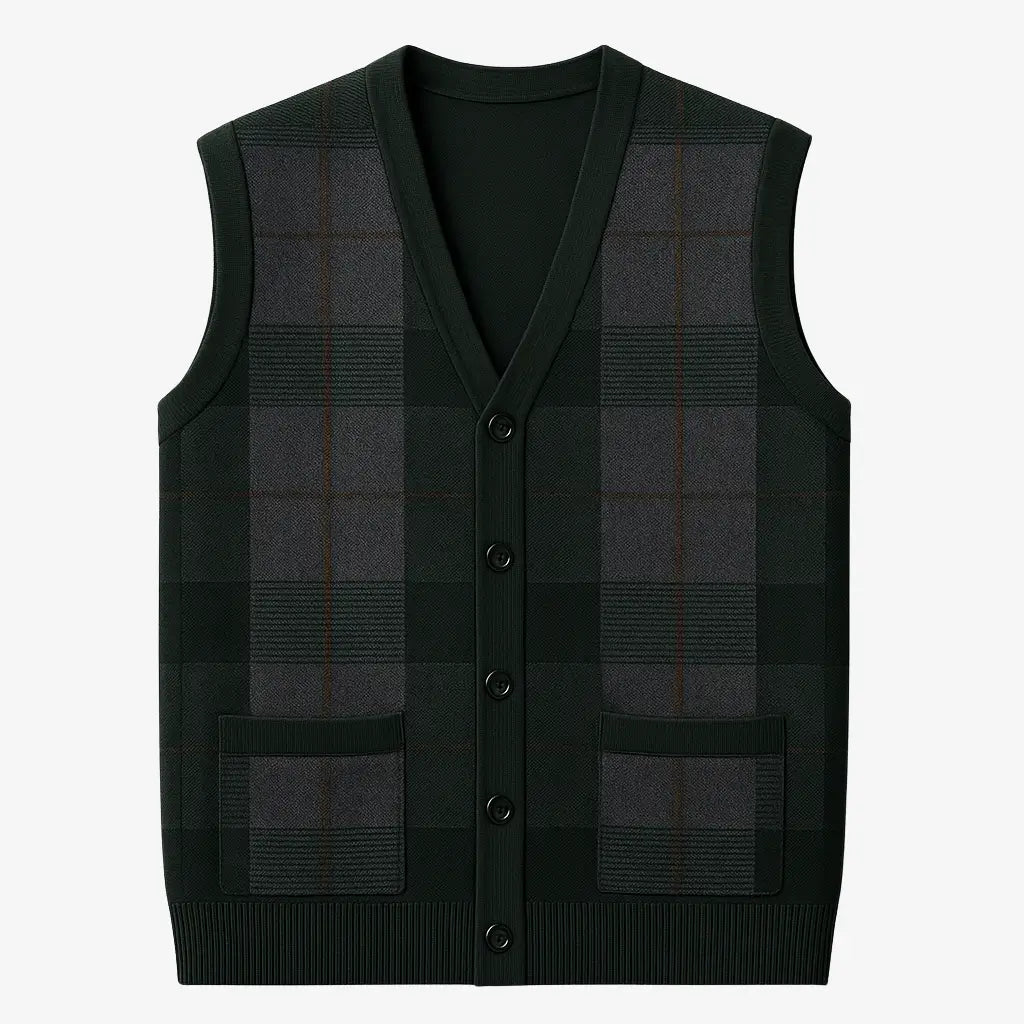 Colete Masculino Casual Com Botões