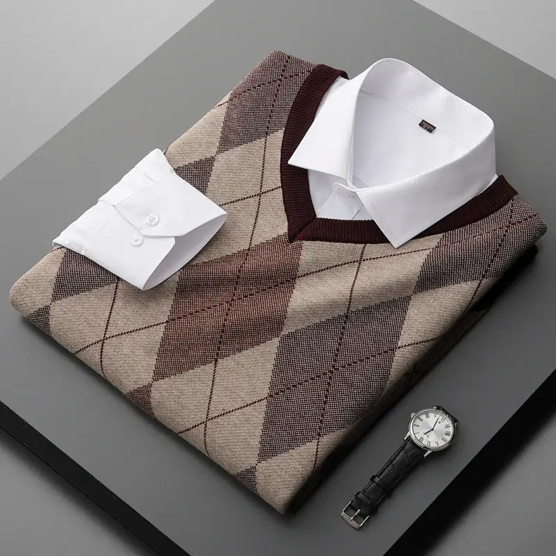 Colete Masculino Tricot Social Plus Size