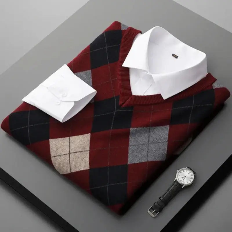 Colete Masculino Tricot Social Plus Size