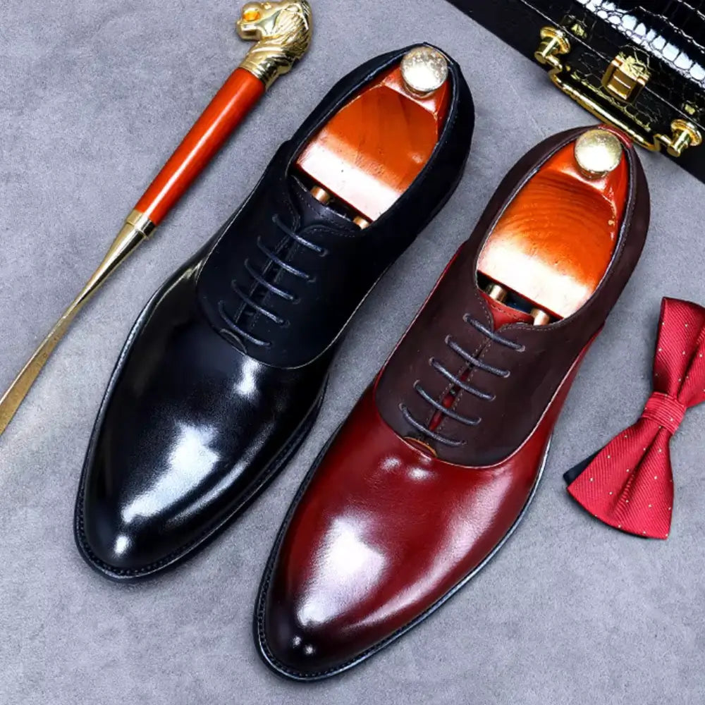 Sapato Masculino Oxford em couro confortável, modelo social, ideal para uso diário e ocasiões especiais.