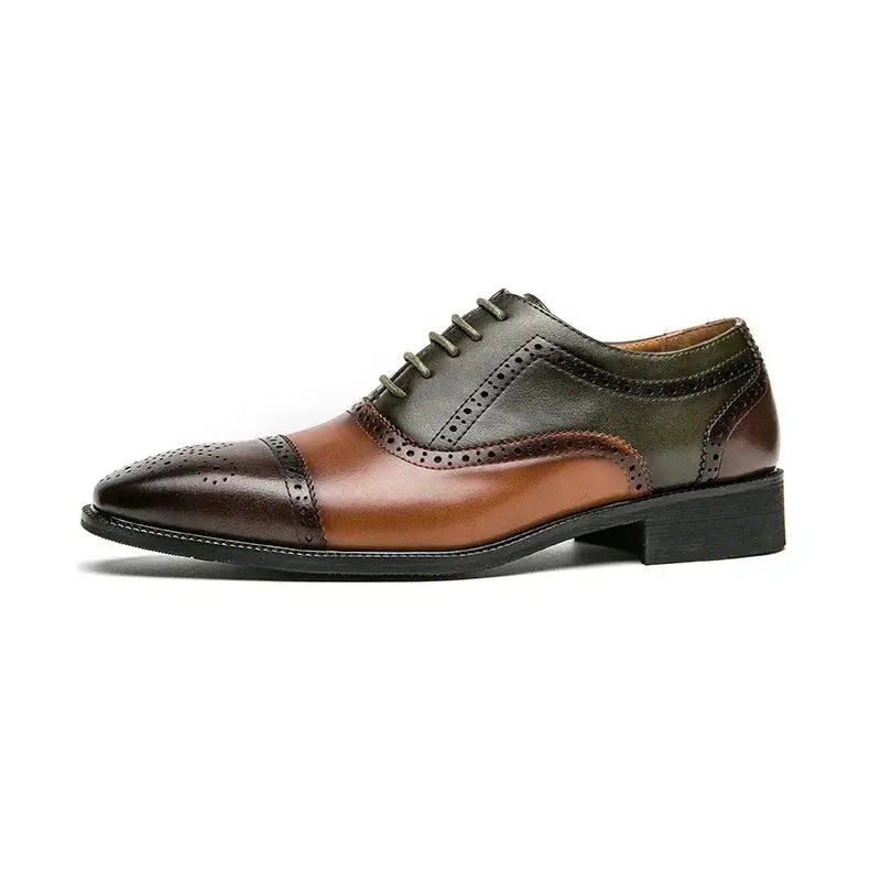 Sapato Social Masculino Oxford Em Couro, confortável modelo social, ideal para uso diário e ocasiões especiais.