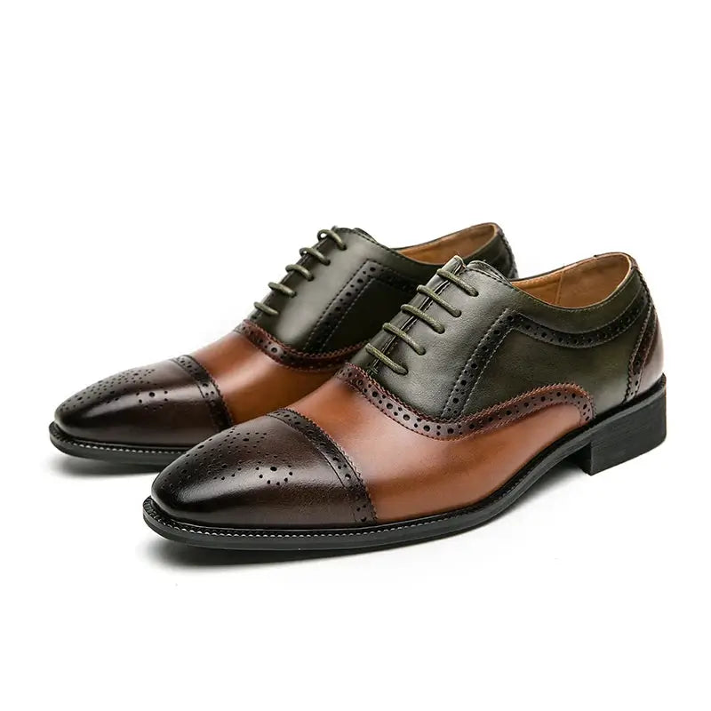 Sapato Social Masculino Oxford Em Couro, confortável modelo social, ideal para uso diário e ocasiões especiais.
