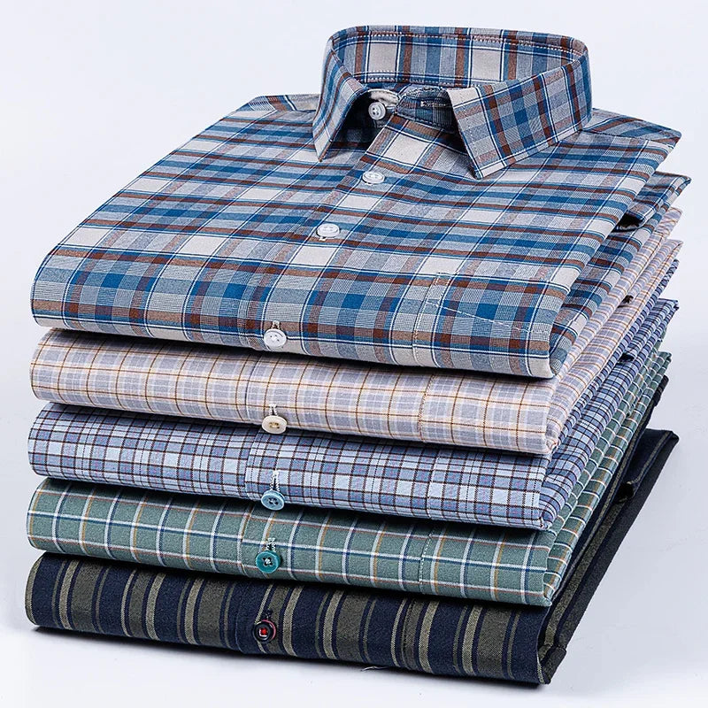 Camisa Social Masculina 100% Algodão