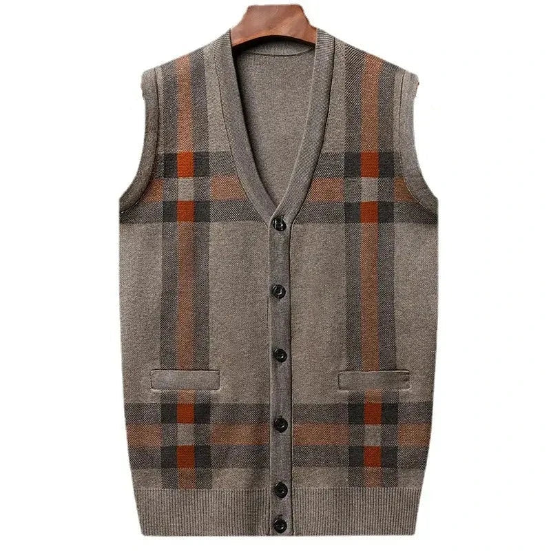 Colete Masculino Tricot Gola V