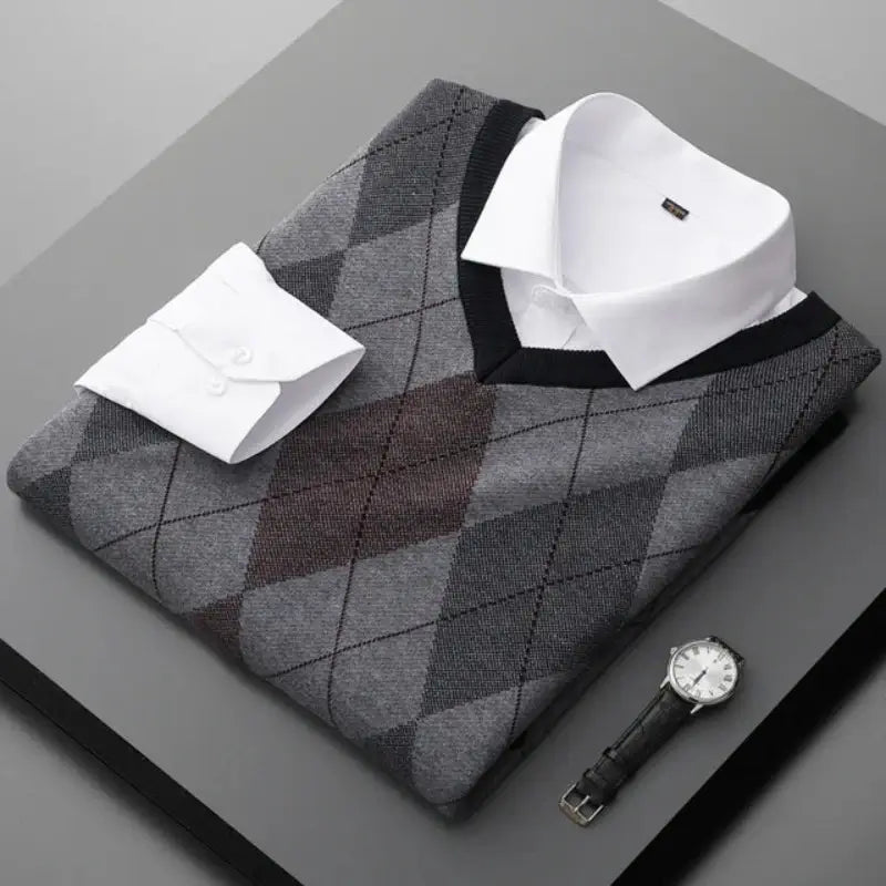 Colete Masculino Tricot Social Plus Size