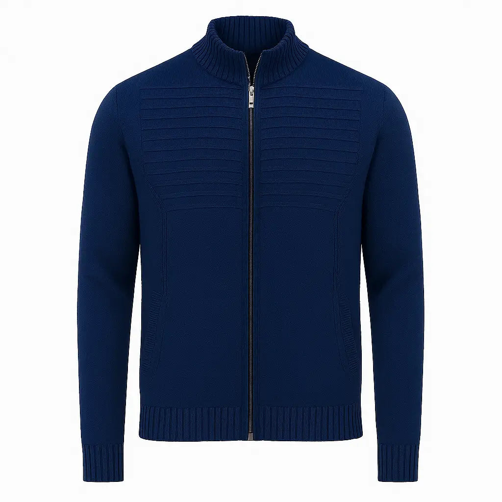 Suéter Masculino Cardigan Com Zíper