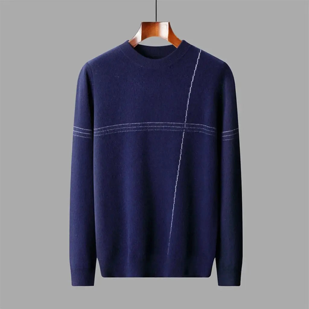 Suéter Masculino Gola Redonda em Lã Merino – Linha Alpina