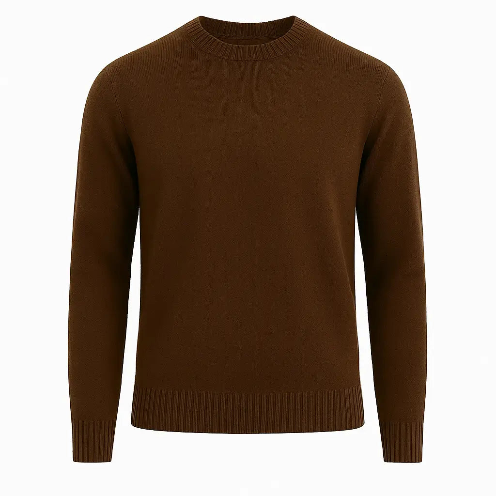 Suéter Masculino Tricô Blusa Gola Redonda
