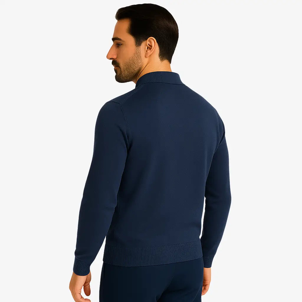 Suéter Masculino com Gola Polo