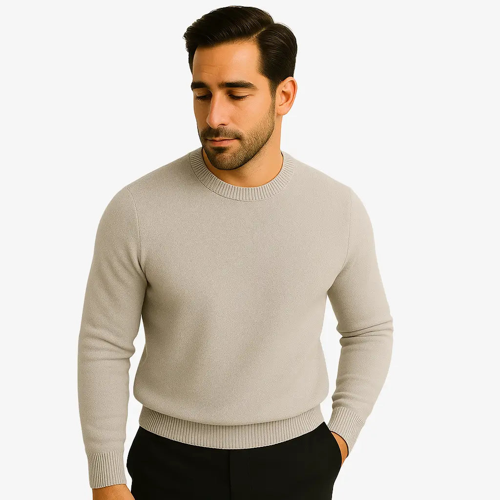Suéter Masculino de Lã Merino Premium