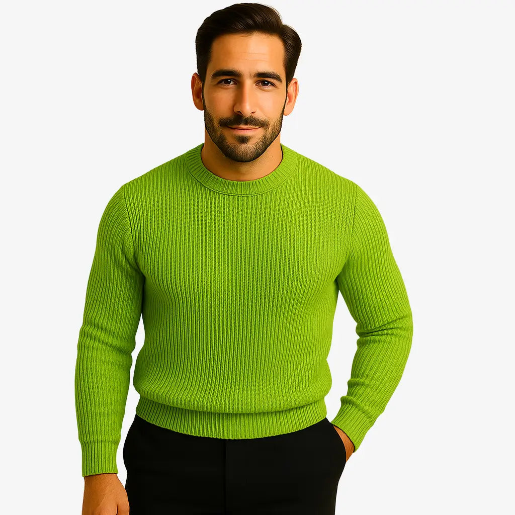 Suéter Masculino de Lã Merino Premium