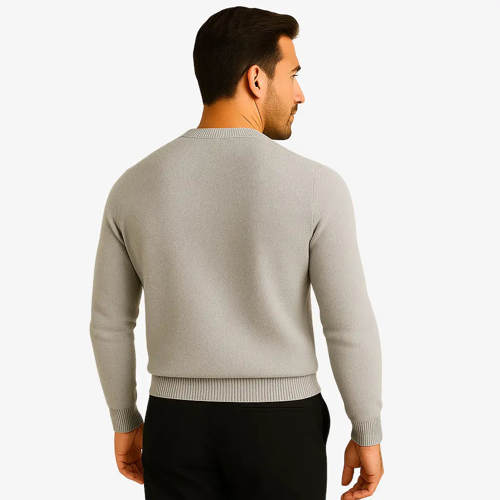 Suéter Masculino de Lã Merino Premium
