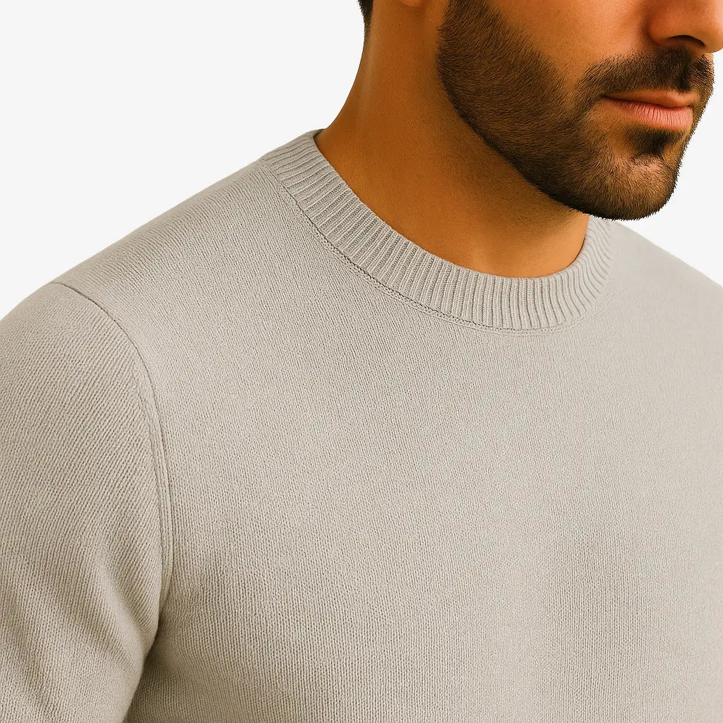 Suéter Masculino de Lã Merino Premium