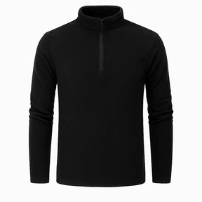 Suéter Masculino Meio Zíper Gola Alta
