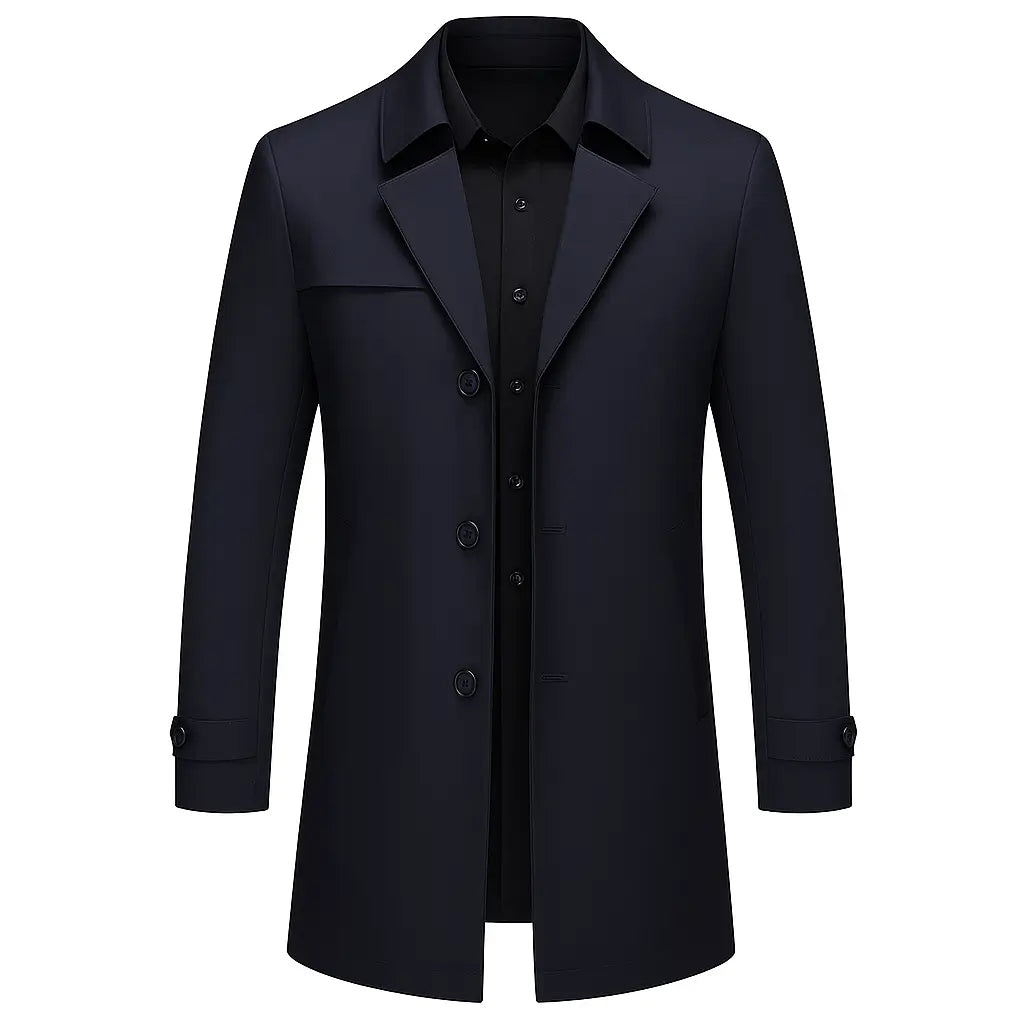 Sobretudo Masculino Slim Curto