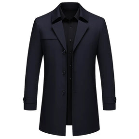 Sobretudo Masculino Slim Curto