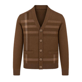 Cardigan Masculino Manga Longa - Oxford