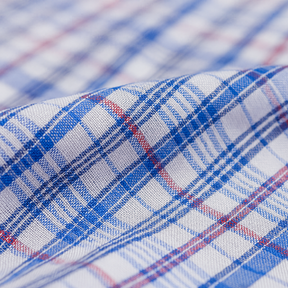 Camisa masculina xadrez manga curta, confeccionada em algodão, estilo slim fit, ideal para o verão.
