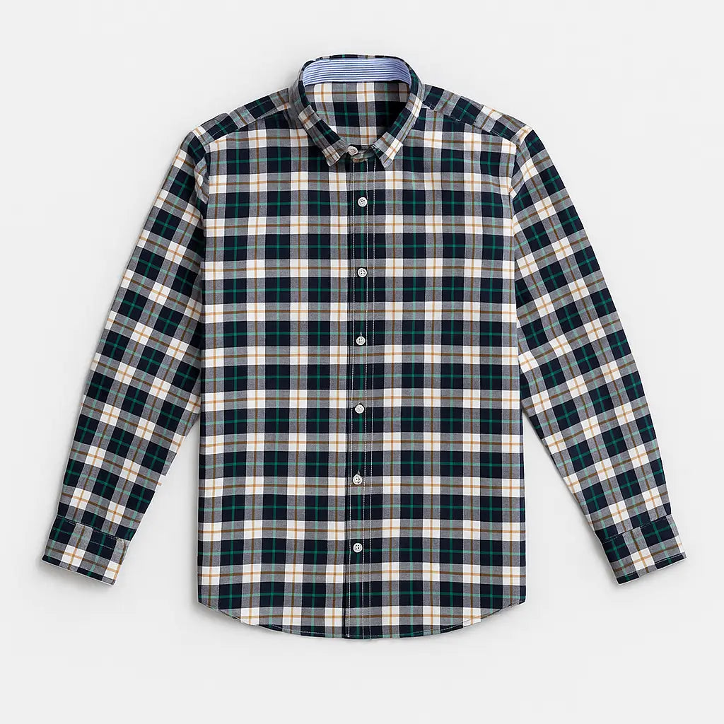 Camisa Masculina Xadrez Oxford Modena