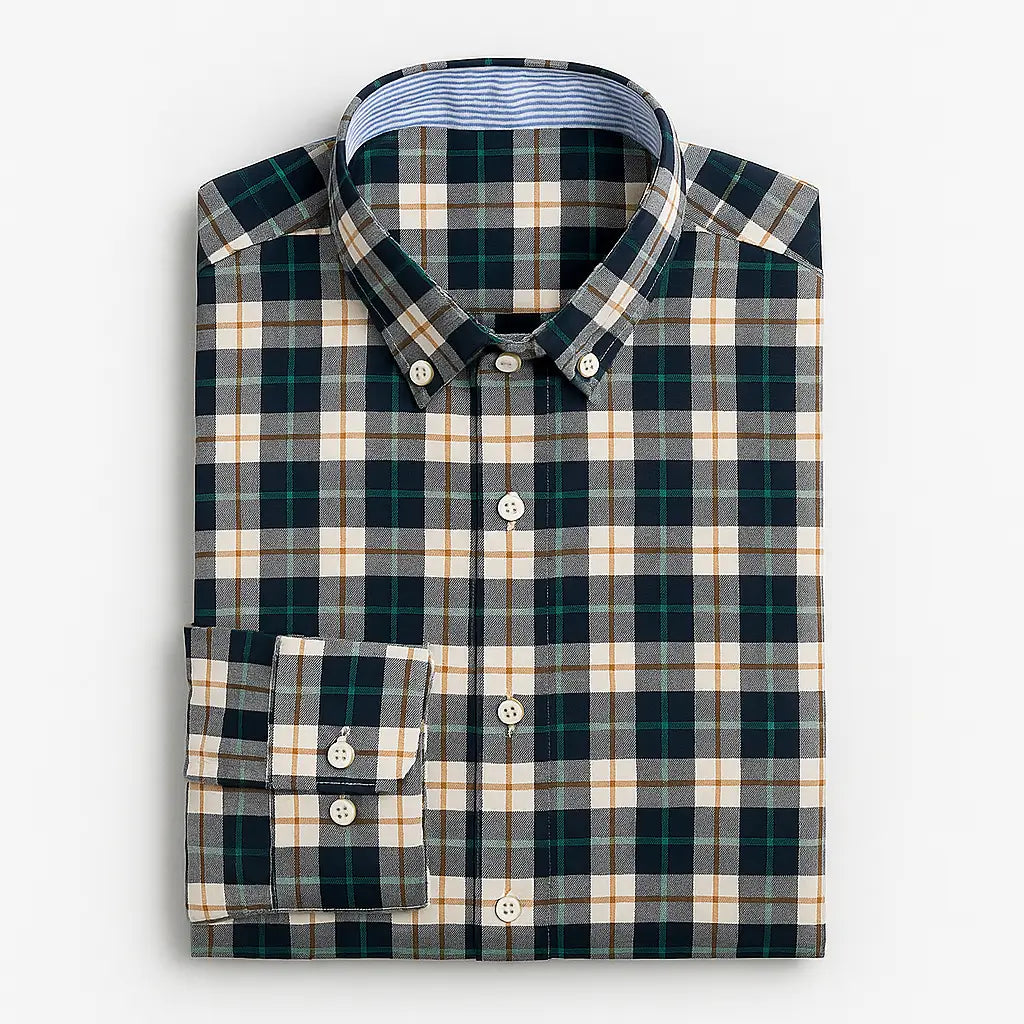 Camisa Masculina Xadrez Oxford Modena