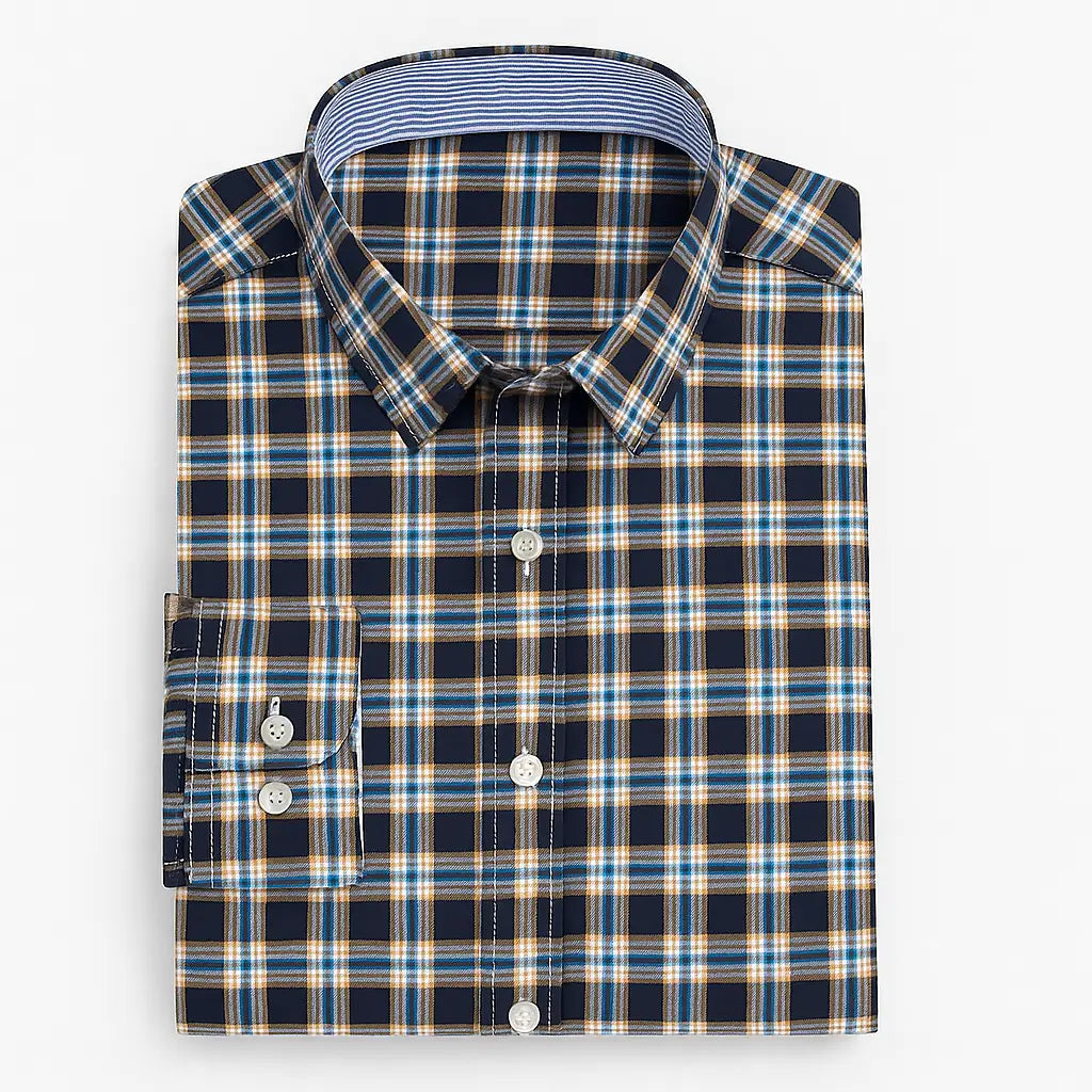 Camisa Masculina Xadrez Oxford Modena