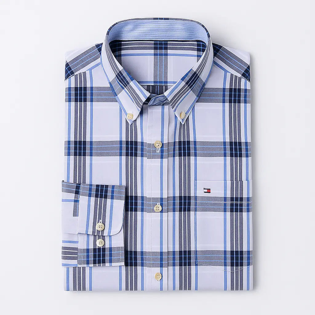Camisa Xadrez Masculina Oxford - Torino