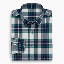 Camisa masculina flanelada xadrez , manga longa, 100% algodão, bolso frontal e gola com botão.