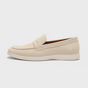 Loafer masculino em camurça  com solado emborrachado