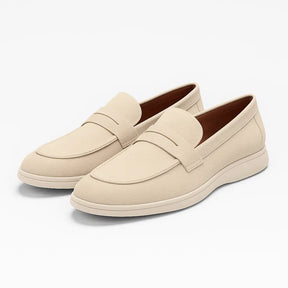 Loafer masculino em camurça  com solado emborrachado