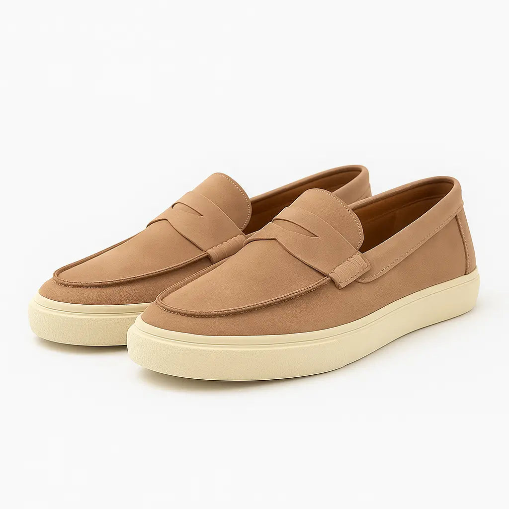 Mocassim slip-on masculino Verona Velvet em veludo, casual sofisticado.
