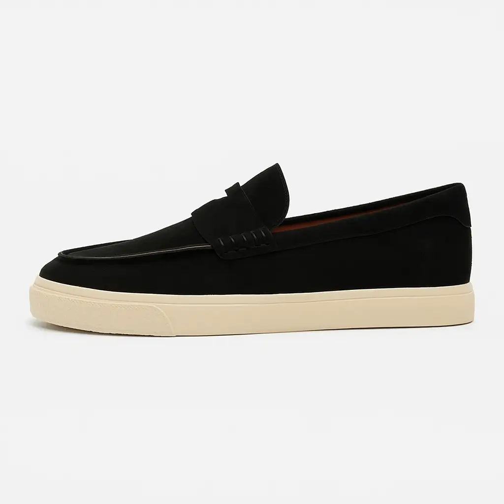 Mocassim slip-on masculino Verona Velvet em veludo, casual sofisticado.