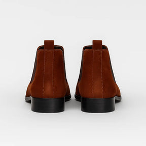 Bota Chelsea Masculina Couro Camurça