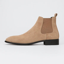 Bota Chelsea Masculina Couro Camurça