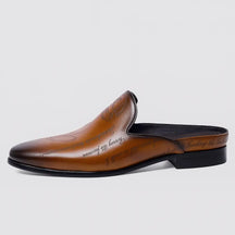 Mule Masculino Em Couro Legítimo - Veneza
