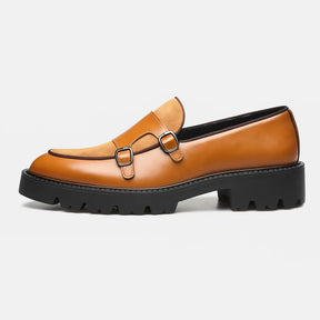Loafer Masculino Tratorado Com Fivela Dupla